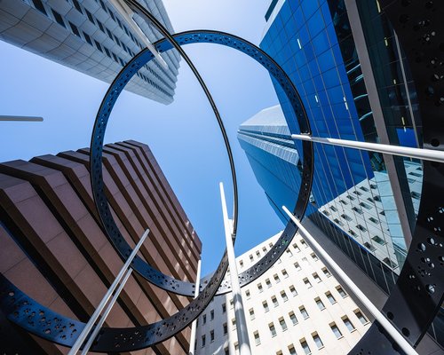 Perth modern cityscape and waterfront for weekend leisure